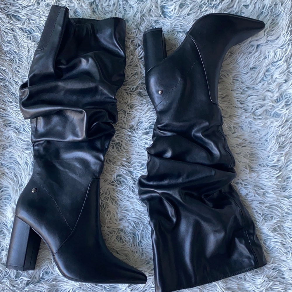 Vera Wang mid calf boots
